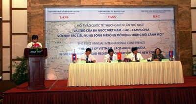 การสัมมนาเกี่ยวกับความร่วมมือสังคมศาสตร์ระหว่างเวียดนาม ลาวและกัมพูชา - ảnh 1